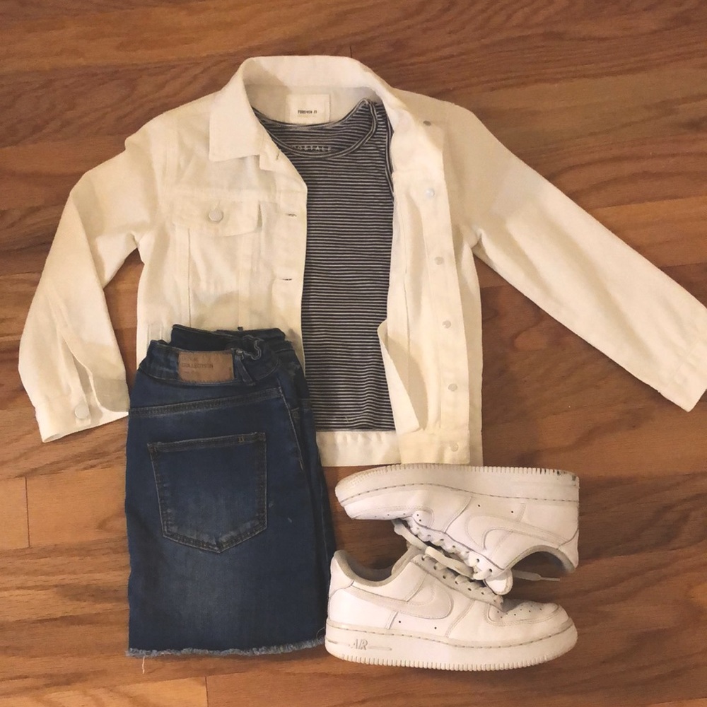 Aeropostale striped crop top